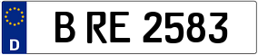 Truck License Plate